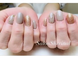 ワンカラーにパーツ追加♪