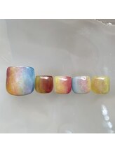 アトリエ プラス リム(atelier +LIM)/秋フットネイル