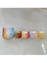 秋フットネイル