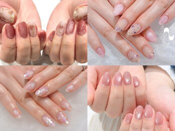 マーノ 津田沼ビート店の写真/繊細手書きアート~トレンドまでサンプル多数★貴方のしたいネイルがきっと見つかる♪持ち込みデザインOK!