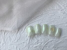 ピスタチオニュアンスネイル