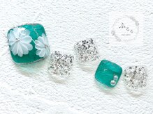 ネイルサロン ふるる 大須店/☆フットミディアムネイル☆#81