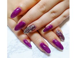 ワンカラーワンアートネイル