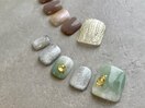 【ニュアンスフットネイル】
