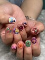 ニコネイル 下北沢店(NICO nail) カラフルだいすき☆密かに推しネイル