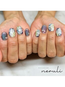 ネルリ(neruli)/tweed nail