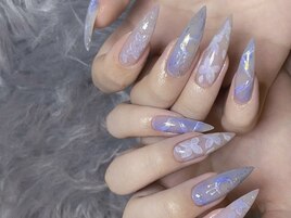 紫陽花ネイル