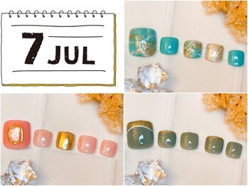 アンドエム(&M.)/FOOT☆シンプルアート定額☆