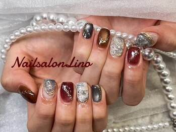 リノ(Lino)/ニュアンス秋ネイル