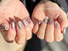 アトリエファム 上本町店(Atelier FAM)/マグネットアート/お花ネイル