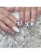 アートネイル ギャラリー(Art nail Gallery)/キラめきレオパードネイル