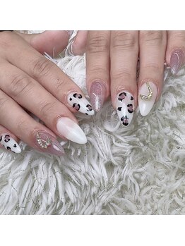 アートネイル ギャラリー(Art nail Gallery)/キラめきレオパードネイル