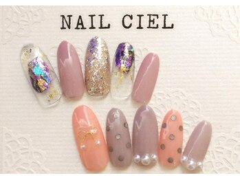 ネイル シエル(nail ciel)/[2]アート付定額コース◆￥5300