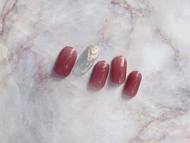 キルティング　シンプルネイル