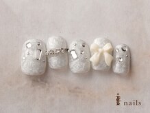アイネイルズ 横浜EAST店(I-nails)/ワンホンリボンネイル