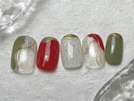 和風ニュアンスネイル【¥5800】