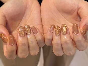 カノアネイルプレイス(KANOA nail place)/ハート埋め込みデザイン