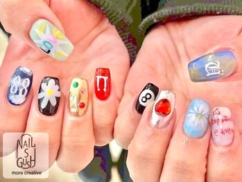 ネイルズガッシュ 蒲田東口店(NAILsGUSH)の写真/【痛ネイルの施術も可能】 お客様の理想を創り上げ る驚きの再現率！※痛ネイルのご予約はLINE@のみ