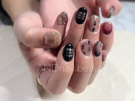 冬ネイル/ニュアンス/藤沢