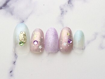 池袋ネイルサロン イイネイル(Ee-Nail)/七夕マグネットネイル初回￥6980