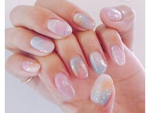 ネイルサロン ティフィン(tiffin)/夏色レインボーネイル