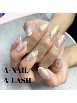 エーネイル エーラッシュ(A-NAIL A-LASH)/定額ネイル+ミラー【倉敷】