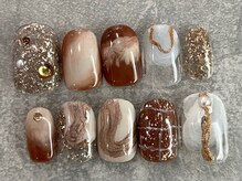 カラネイル 南森町店(calla nail)/「スパイシーなマキアート」