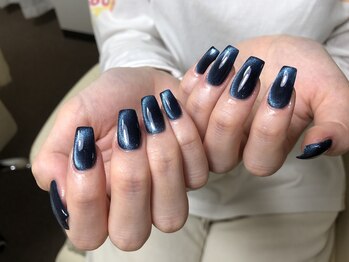 エンジェルズ ネイル サロン(Angel’s nail salon)/マグネット/斜めフレンチ