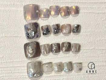 アンネ 梅田 ALLYS店(ANNE)/foot art design6月☆パラジェル