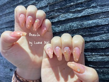 ボージュ バイ ルアナネイル(BeauJu by Luana Nail)/桃ネイル