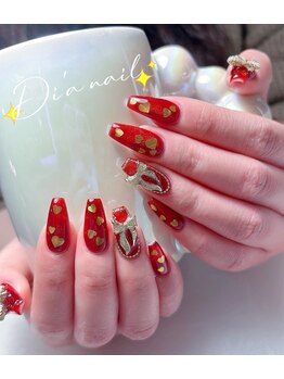 ディアネイルサロン 池袋(Di’a)/長さだし/持ち込み/リボン