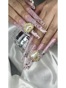 クロスネイル 渋谷店(CROSS nail)/キュートなロングネイル