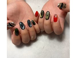 大人ハロウィンネイル