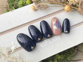 ツイードパッチネイル