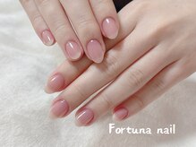フォルトゥーナ 神田(Fortuna)/自爪風ネイル　育爪　綺麗め