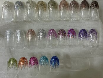 ラメグラデーション