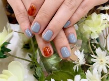 プルミエ ネイル(Premier Nail)/べっ甲ネイル☆２本アート