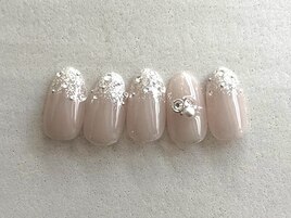 シルバーラメグラデーション