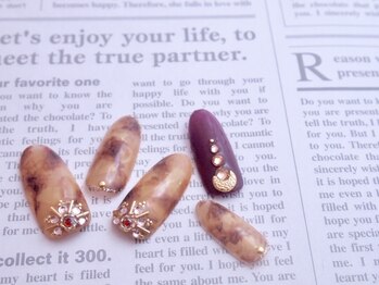 ネイルズ モダ(NAIL'S MODA)/べっ甲柄