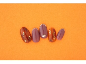 エムスラッシュ フィール 東戸塚店(M.SLASH)/べっこうフレンチネイル