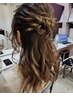 ヘアセット9時～16時　結婚式お呼ばれ・ヘアアレンジ・ライブヘアセット