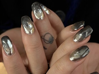 ルカ 原宿(lux)/メタリック×シアーカラーグラデ