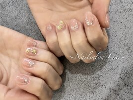 雪の結晶ネイル