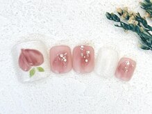 ビオトーププラス 銀座7丁目店(bio tope+)/桃フットネイル銀座フィルイン