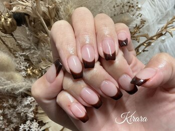 キララ(Kirara)の写真/自爪が折れてしまった、爪の長さがバラバラ…等のお悩みも解決！長さ出しでアートを存分に楽しめる♪
