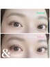 【&Healthy】トレンド◇アンドヘルシー80本（まつげパーマ+マツエク）