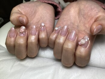  淡く咲く、指先