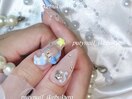 ぶらさがり風3Dネイル☆