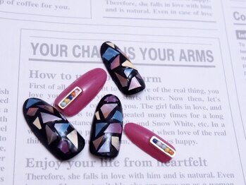 ネイルズ モダ(NAIL'S MODA)/ステンドグラスネイル