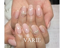 ヴァリエ(VARIE)/シンプルピンクネイル
